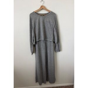 Daisy Gray Long Sleeve Jumpsuit Romper